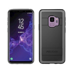 Samsung Galaxy S9 Case Pelican Protector Slim‎ Dual Layer Black Gray